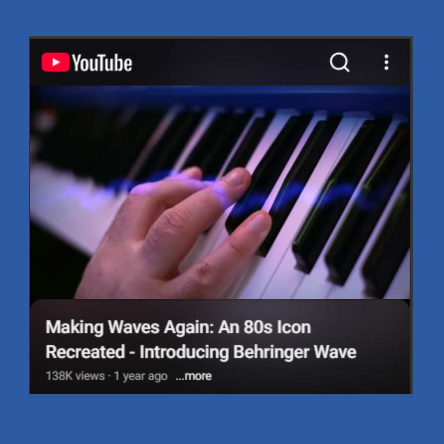 Behringer-Wave-Released